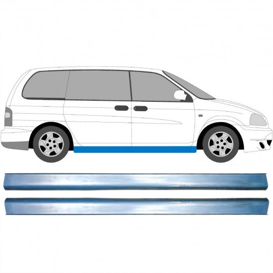 Reperaturka progu do Kia Carnival 1998-2006 / Lewa = Prawa (symetryczny) / Zestaw 10691