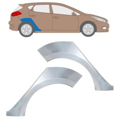 Reperaturka błotnika tylnego do Kia Ceed 2012-2018 / Lewa+Prawa / Zestaw 16336