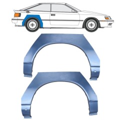 Reperaturka błotnika tylnego do Toyota Celica T16 1985-1989 / Lewa+Prawa / Zestaw 10425