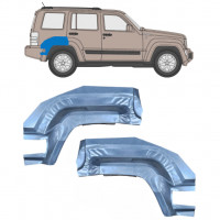 Reperaturka błotnika tylnego część tylna do Jeep Liberty 2008-2013 / Lewa+Prawa / Zestaw 9955