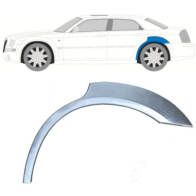 Reperaturka błotnika tylnego do Chrysler 300C 2004-2011 / Lewa 17206