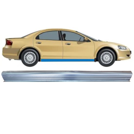 Reperaturka progu część dolna do Chrysler Sebring 2000-2007 / Lewa = Prawa (symetryczny) 16107