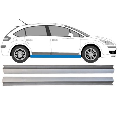 Reperaturka progu część dolna do Citroen C4 2004-2011 / Lewa+Prawa / Zestaw 16042