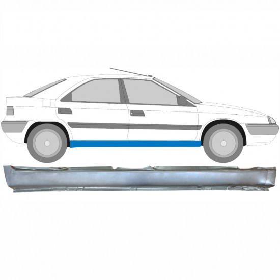 Pełny próg do Citroen Xantia 1993-2001 / Prawa 6474