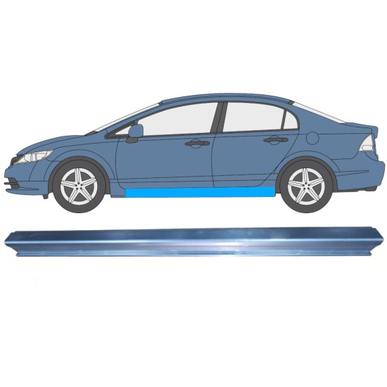 Reperaturka progu do Honda Civic 2005-2011 / Lewa / SEDAN 11007