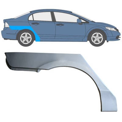 Reperaturka błotnika tylnego do Honda Civic 2005-2011 / Prawa / SEDAN 16764