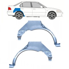Reperaturka błotnika tylnego do Honda Civic EJ EK 1995-2001 / Lewa+Prawa / Zestaw 9801