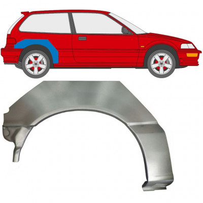 Reperaturka błotnika tylnego do Honda Civic 1987-1991 / Prawa 6630