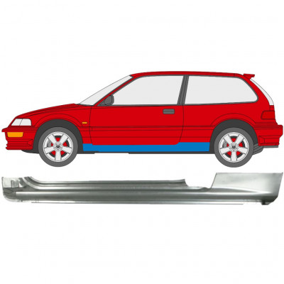 Pełny próg do Honda Civic 1987-1991 / Lewa 6629