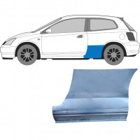 Reperaturka błotnika tylnego do Honda Civic 2001-2005 / Lewa 6727