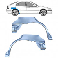 Reperaturka błotnika tylnego do Honda Civic 1995-2001 / Lewa+Prawa / Zestaw 10422