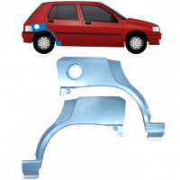 Reperaturka błotnika tylnego do Renault Clio 1990-1998 / Lewa+Prawa / Zestaw 9849