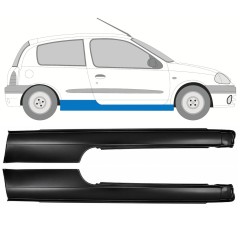 Pełny próg do Renault Clio II 1998-2012 / Zestaw 17164