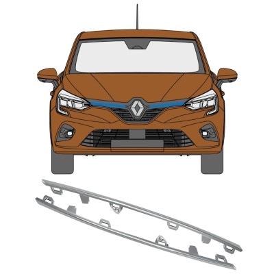 Listwa grilla do Renault Clio V 2019- / Lewa+Prawa 16236