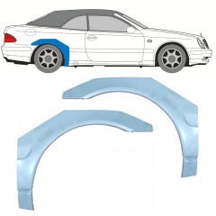 Reperaturka błotnika tylnego do Mercedes CLK A208 Cabrio 1997-2003 / Prawa / CABRIO 16004