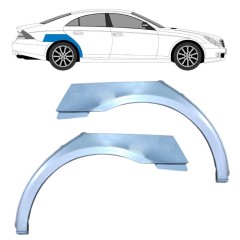 Reperaturka błotnika tylnego do Mercedes CLS-Class 2004-2011 / Lewa+Prawa / Zestaw 9297