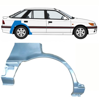 Reperaturka błotnika tylnego do Mitsubishi Colt 1988-1992 / Prawa 10795