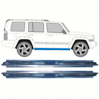 Reperaturka progu do Jeep Commander 2005-2010 / Lewa = Prawa (symetryczny) / Zestaw 10061