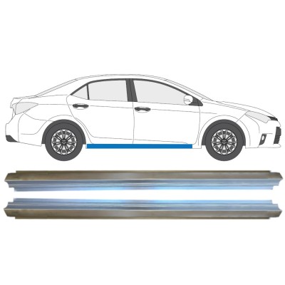 Reperaturka progu do Toyota Corolla 2013-2019 / Lewa+Prawa / Zestaw 14891