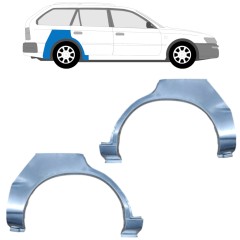 Reperaturka błotnika tylnego do Toyota Corolla E10 1991-1998 / Lewa+Prawa / COMBI / Zestaw 12657
