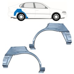 Reperaturka błotnika tylnego do Toyota Corolla E10 1991-1998 / Lewa+Prawa / LIFTBACK / Zestaw 12663