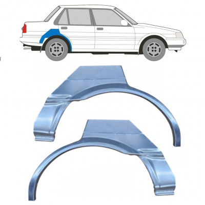 Reperaturka błotnika tylnego do Toyota Corolla 1983-1988 / Lewa+Prawa / Zestaw 9884