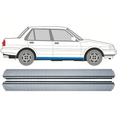 Reperaturka progu do Toyota Corolla E8 1983-1988 / Lewa+Prawa / Zestaw 9883