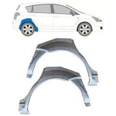 Reperaturka błotnika tylnego do Toyota Corolla Verso 2004-2009 / Lewa+Prawa / Zestaw 9912