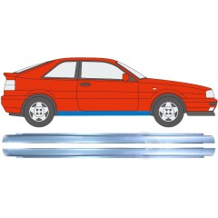 Reperaturka progu do Volkswagen Corrado 1987-1995 / Lewa+Prawa / Zestaw 11327