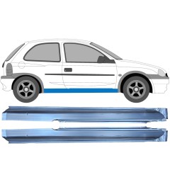 Pełny próg do Opel Corsa B 1993-2001 / Lewa+Prawa / Zestaw 9673