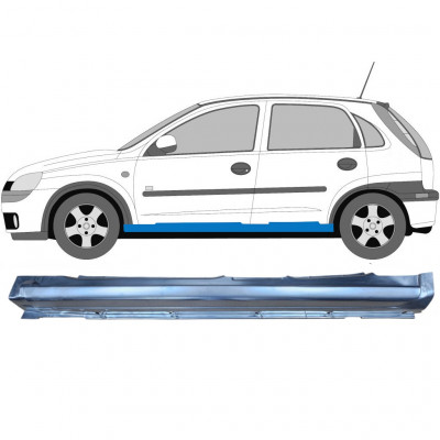 Reperaturka progu do Opel Corsa 2000-2010 / Lewa 6876