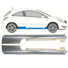 Pełny próg do Opel Corsa D 2006-2015 / Lewa+Prawa / HATCHBACK / Zestaw 14574