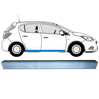 Reperaturka progu do Opel Corsa E 2014-2019 / Lewa = Prawa (symetryczny) 12882