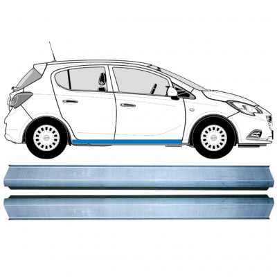 Reperaturka progu do Opel Corsa E 2014-2019 / Lewa+Prawa / Zestaw 12883