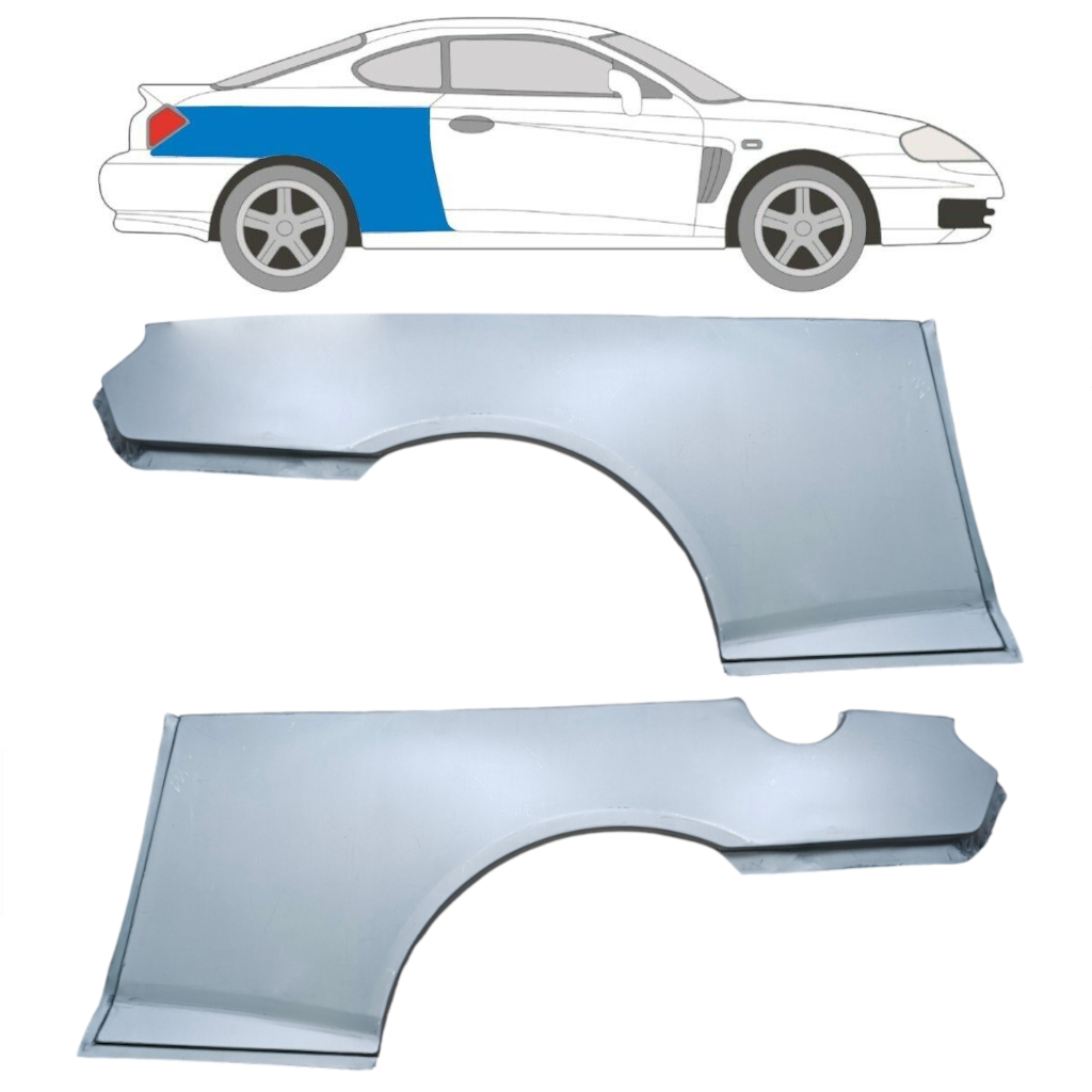 Reperaturka Błotnika Tylnego Do Hyundai Gk 2001-2009 / Lewa+Prawa / Coupe / Zestaw 6304