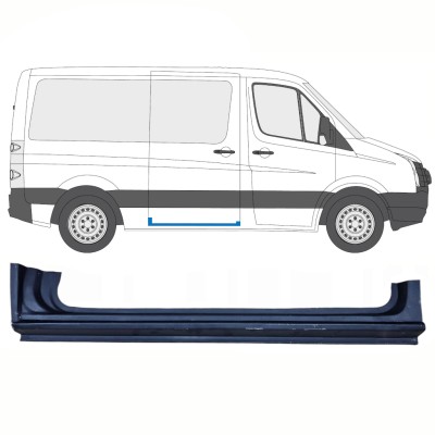 Reperaturka progu drzwi przesuwnych do Volkswagen Crafter 2005-2017 / Prawa 13893
