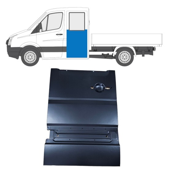 Reperaturka drzwi tylnych do Volkswagen Crafter 2005-2017 / Lewa 14238
