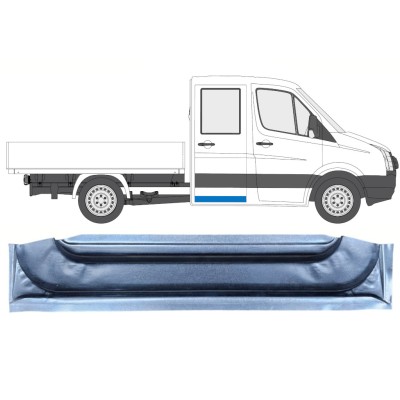 Reperaturka drzwi tylnych wewnętrzna do Volkswagen Crafter 2005-2017 / Lewa = Prawa (symetryczny) 13747