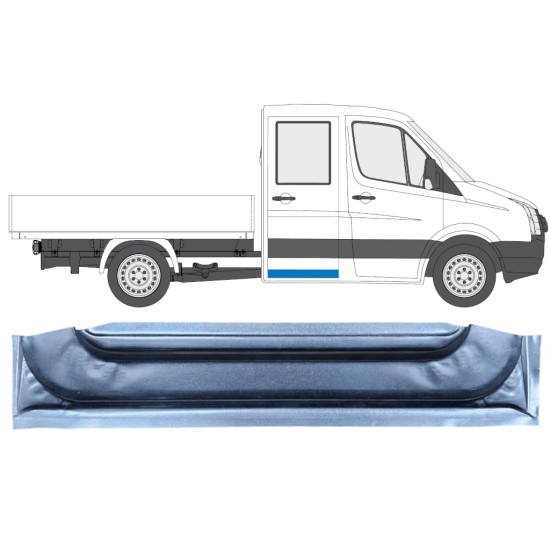 Reperaturka drzwi tylnych wewnętrzna do Volkswagen Crafter 2005-2017 / Lewa = Prawa (symetryczny) 13747