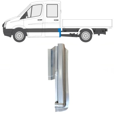 Reperaturka narożnika tylnego do Volkswagen Crafter 2005-2017 / Prawa 15509
