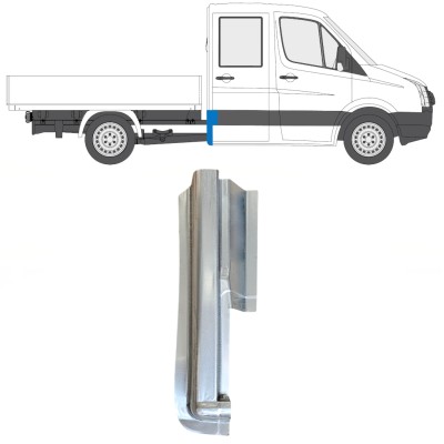 Reperaturka narożnika tylnego do Volkswagen Crafter 2005-2017 / Prawa 15508