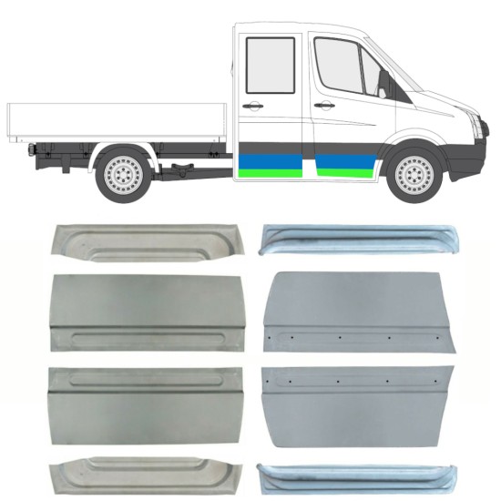 Reperaturka drzwi do Volkswagen Crafter 2005-2017 / Zestaw 14483