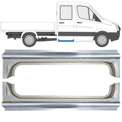 Reperaturka progu tylna do Volkswagen Crafter 2005-2017 / Lewa+Prawa / Zestaw 15520