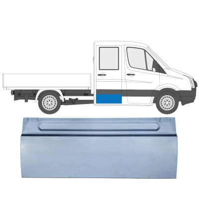 Reperaturka drzwi tylnych do Volkswagen Crafter 2005-2017 / Lewa = Prawa (symetryczny) 13665