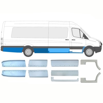 Zestaw reperaturek do Volkswagen Crafter 2005-2017 / Lewa+Prawa / 14495
