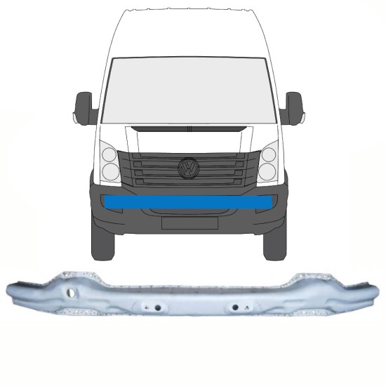 Wzmocnienie zderzaka przedniego / belka do Volkswagen Crafter 2005-2017 13861