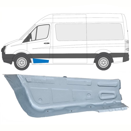Reperaturka stopnia przedniego do Volkswagen Crafter 2005-2017 / Lewa 14103
