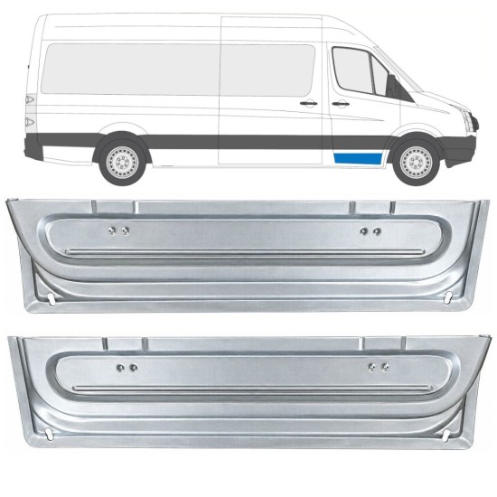 Reperaturka drzwi przednich wewnętrzna do Volkswagen Crafter 2005-2017 / Lewa+Prawa 17058