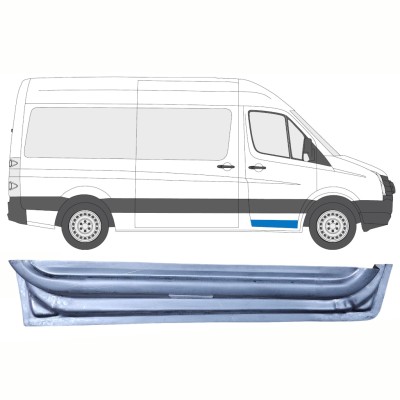 Reperaturka drzwi przednich wewnętrzna do Volkswagen Crafter 2005-2017 / Prawa 17056