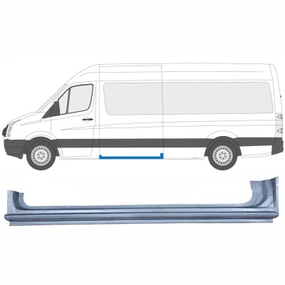 Reperaturka progu drzwi przesuwnych do Volkswagen Crafter 2005-2017 / Lewa 13432